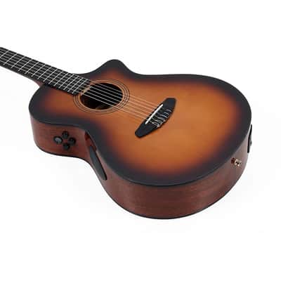 Breedlove Solo Pro Concert Nylon-String Classical Acoustic-Electric Guitar - Edge Burst image 3