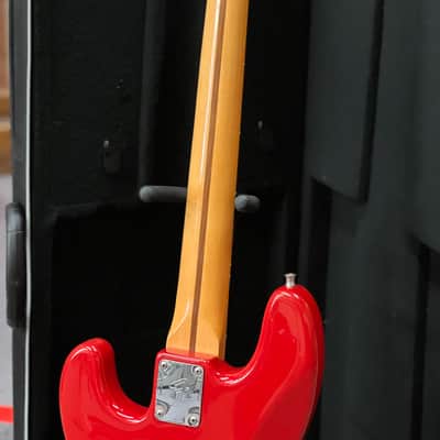 1995 Fender P-Bass - Black Label - MIM - Red image 9