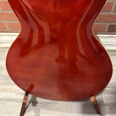 c. 2020 Firefly JSN FF338 Semi-Hollow Body Guitar - Sunburst image 6