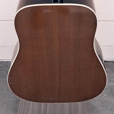GIBSON J45 DELUXE ACOUSTIC GUITAR BURST FINISH W/CASE - 1969 image 5
