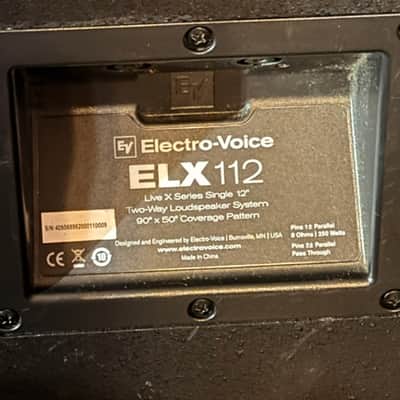 EV ELX-112 live x Series 12" Two Way Loudspeaker System image 2