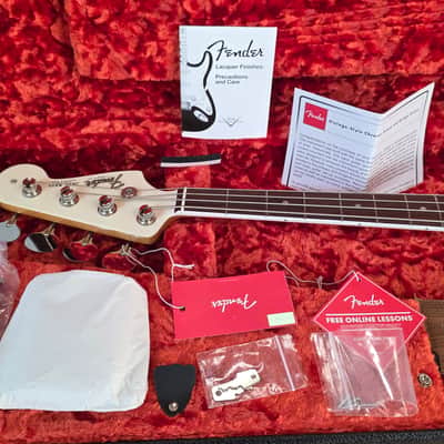 Fender American Vintage II 1966 Jazz Bass BRAND NEW 60s Olympic White Nitro Finish USA 1960's Custom Reissue 4 String CASE QUEEN NOS image 2