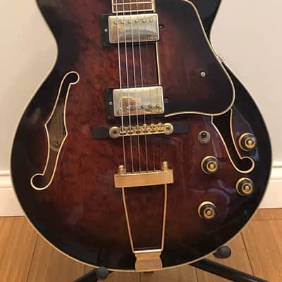 Ibanez AG95-DBS Artcore Expressionist 2013 - 2018 - Dark Brown Sunburst image 2