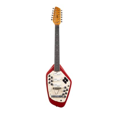 Vintage Vox Phantom XII Stereo 12-String Red 1960's image 4