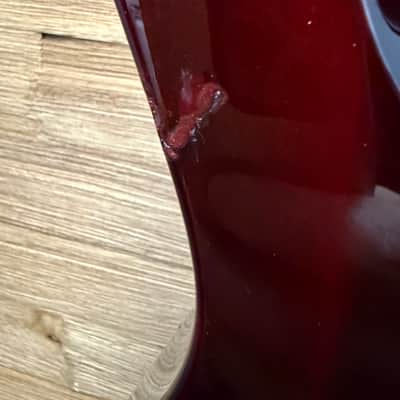 LTD ESP MH-100 QMNT Electric Guitar -2008 -Hardtail- See Thru Black Cherry - 7lbs even image 17
