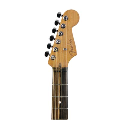 Fender American Acoustasonic Jazzmaster Acoustic Guitar w/bag, Ebony FB, Tungsten, US232XXXX image 8