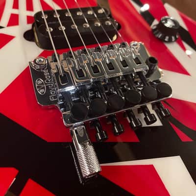 EVH Striped Series Red with Black Stripes image 3