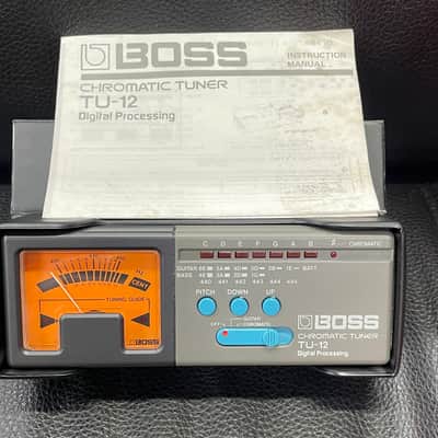 Boss TU-12 Tuner & Vintage Display 1980s-1990s - Gray image 3