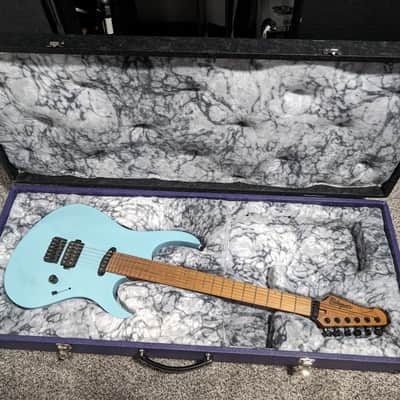 Balaguer Diablo Retro 27-fret 2023 - Cerulean Blue image 2