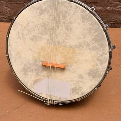 Vintage Recording King Lined Fretless Open-Back Banjo image 4