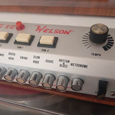 Welson Super-Matic S12 Vintage Analog Rhythm Machine Drum Box (Italy, 1970s) image 5