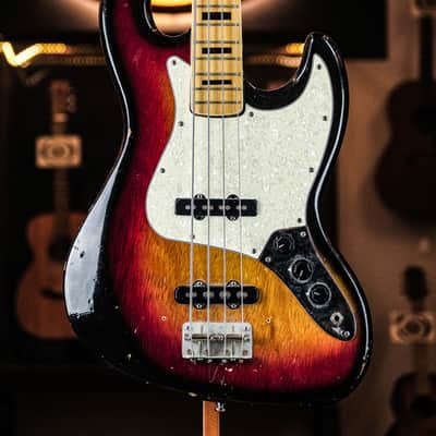 1970s Belamy J-style Bass sunburst Bild 1