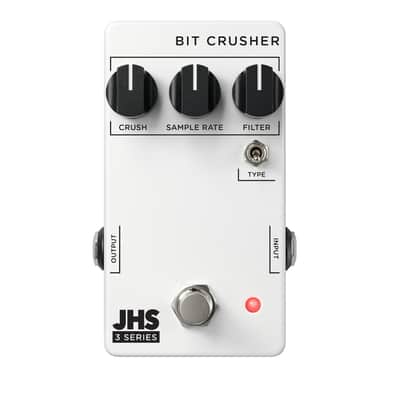 JHS 3- Series Bit Crusher Effect Pedal 2026 - White- New! image 1