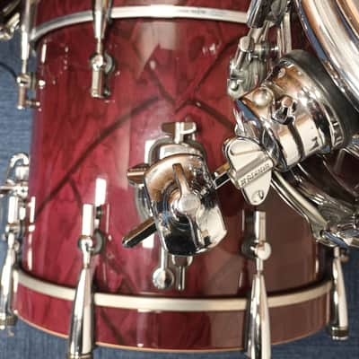 Sonor SQ2 Series Jazz Bop Shell Pack – Maple Shells in ‘Red Wine Dunes’ – Ex Rob Brian image 8