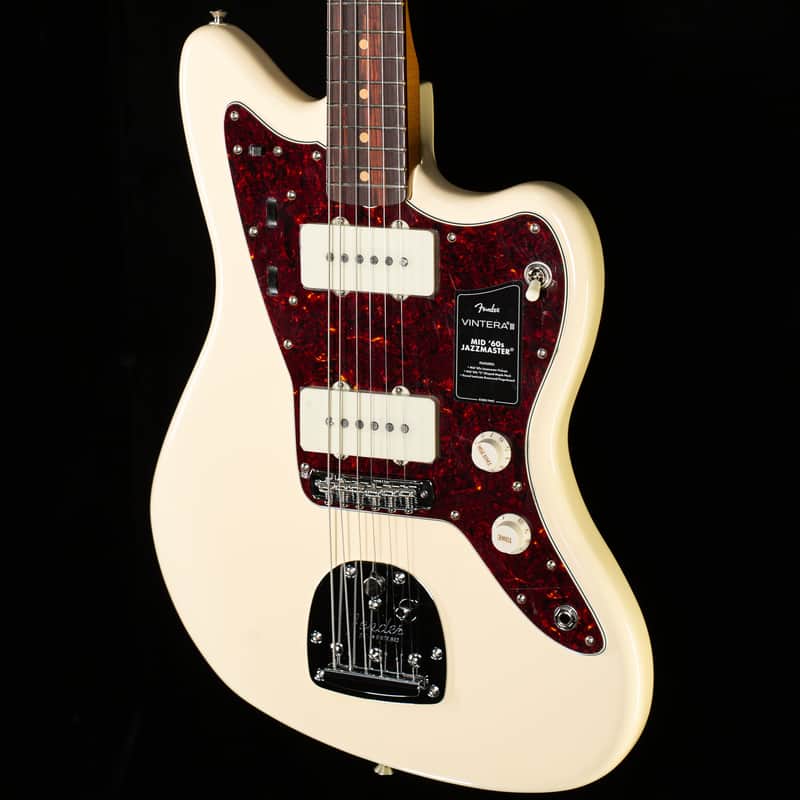 Fender Vintera III Mid '60s Jazzmaster, Rosewood Fingerboard, Olympic White (452) image 1