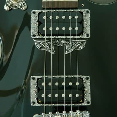 Dragon humbucker pickup rings for epiphone les paul guitar custom made in usa metal surrounds sg image 2