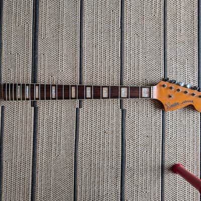 Fender 1966 Jaguar NECK + TUNERS BINDING BLOCK INLAYS 1966 image 5