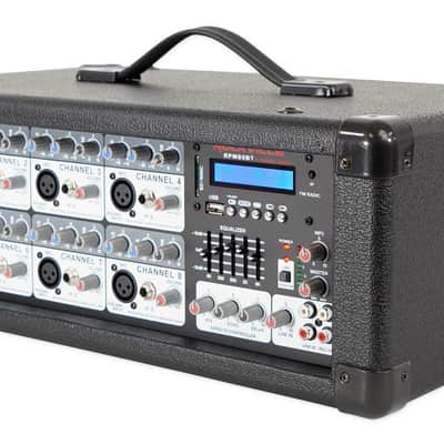 Rockville RPM80BT 2400w Powered 8 Channel Mixer/Amplifier w/Bluetooth/EQ/Effects image 4