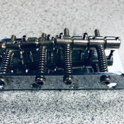 Fender Standard Series Bass Bridge Assembly Chrome image 2
