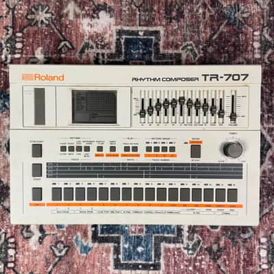 1986 Roland TR707 Rhythm Composer Vintage MIJ Made In Japan Drum Machine W/ Original Box! image 2