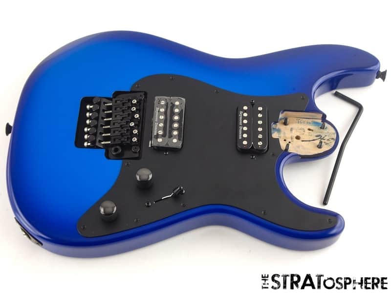 Charvel Pro Mod Plus So Cal HH LOADED BODY Duncan Blue Burst image 1