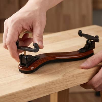 Adjustable Violin Shoulder Rest for 3/4 & 4/4 Violin – Ergonomic Support with Soft EVA Padding & Anti-Slip Feet image 5