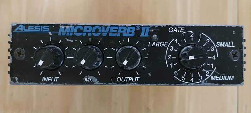Alesis Micro Verb II Late 1980's - Blue/Black image 1