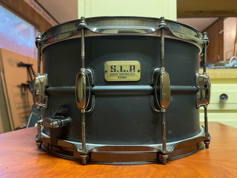 Tama LST148 8x14" S.L.P. Series Big Black Steel Snare Drum