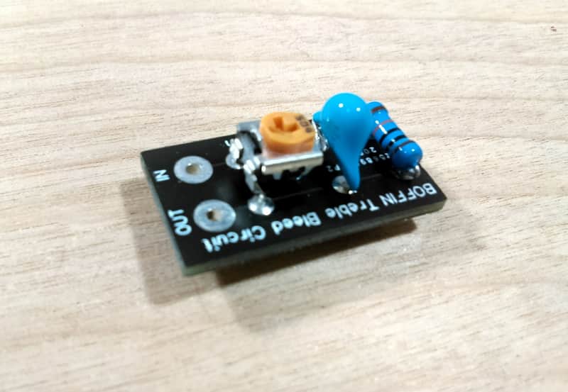 Boffin FX Adjustable Treble Bleed Circuit for Suhr, Seymour Duncan and Single Coil Pickups image 1
