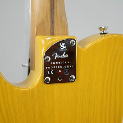 Fender Limited Edition American Professional II Telecaster, Roasted Maple Fingerboard W/Case - Butterscotch Blonde (Used) image 9