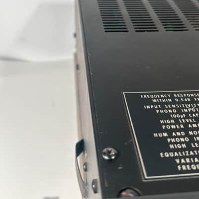McIntosh MA6200 100-Watt Stereo Solid State Integrated Amplifier 1979 - 1991 - Black image 15