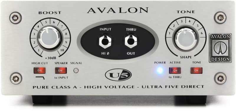 Avalon U5 Direct Box & Instrument Preamplifier | Reverb