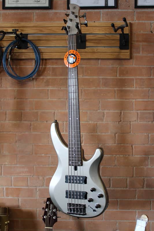 Yamaha TRBX504 4-String Premium Electric Bass Transparent White w/ Rosewood Fretboard image 1