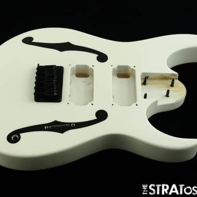 Ibanez PGMM31 BODY & HARDWARE F106 Paul Gilbert miKro Poplar White image 1