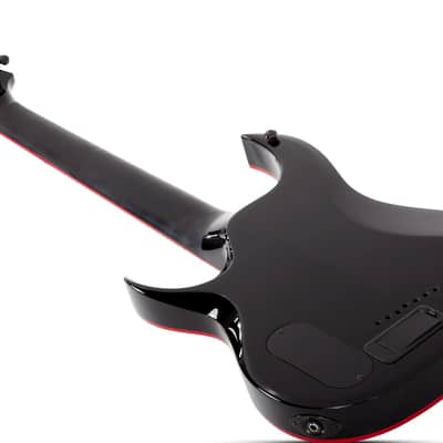 Schecter Sunset-7 Red Dawn 7-String Guitar Gloss Black B-STOCK image 2