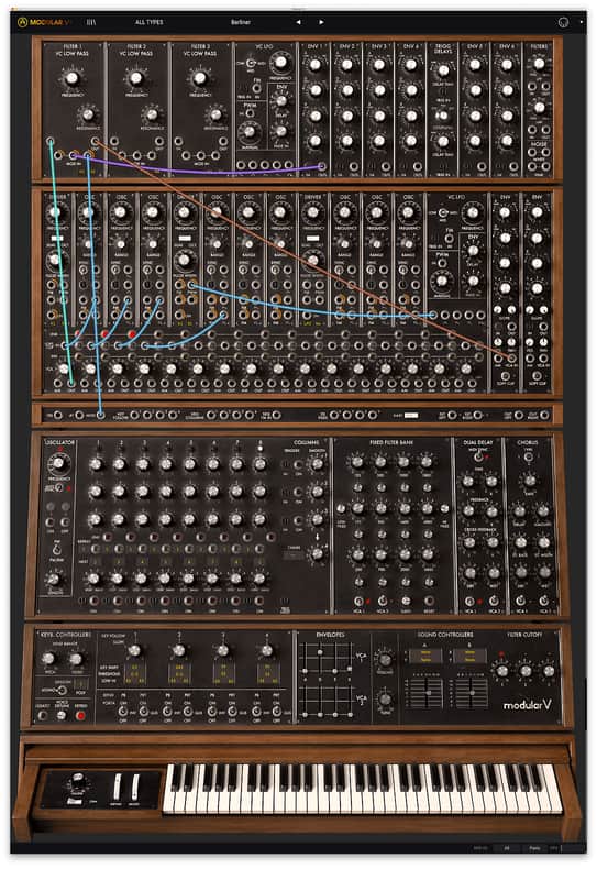 Arturia Modular V Analog Synthesizer Virtual Instrument Software image 1