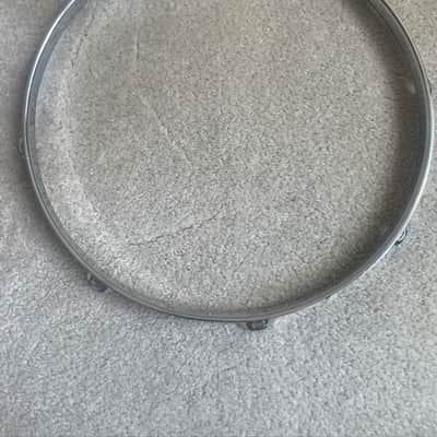 Ludwig 13” 8 hole snare drum or Tom steel hoop 70s 80s - Chrome image 1