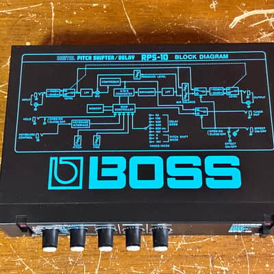 BOSS RPS-10 RPS10 Digital Pitch Shifter/Delay Rare black panel Vintage micro rack image 4