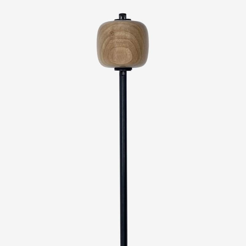 Danmar - 205WW - Bass Drum Beater - Clear Lacquer Hard Wood w/ Wildwood Grain, Black Shaft image 1