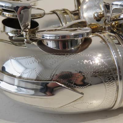 Selmer La Voix II SAS-280RS Silver Plated Alto Saxophone with Case image 6
