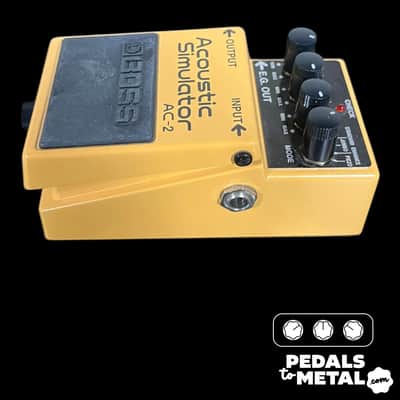 Boss AC-2 Acoustic Simulator (Silver Label) 1997 - 2006 - Yellow X14978 image 5