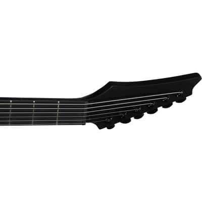 Ibanez RGRTBB21 Iron Label Baritone Guitar w/ Dimarzio Pickups - BLack Flat image 8