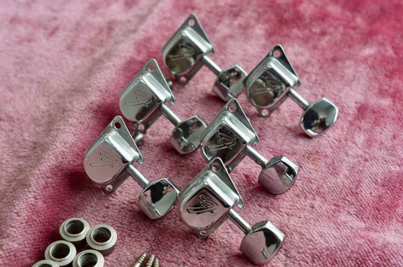 Vintage 1968 Fender Stratocaster "F" Tuners 1967 Telecaster Strat Tele image 1