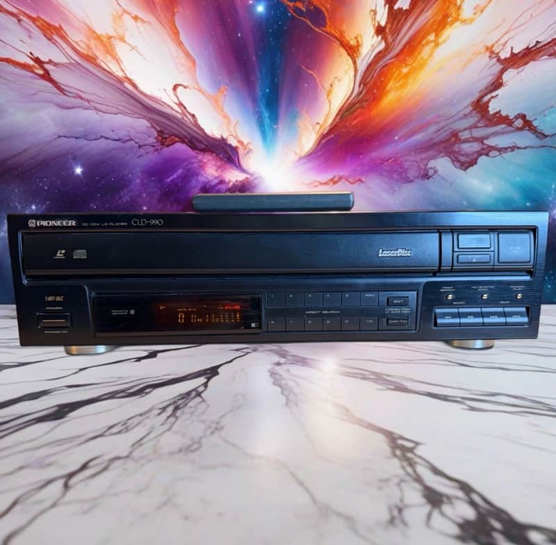 Pioneer CLD-990 Laserdisc Player + Remote All Tested & Works High Fidelity Rare! image 1