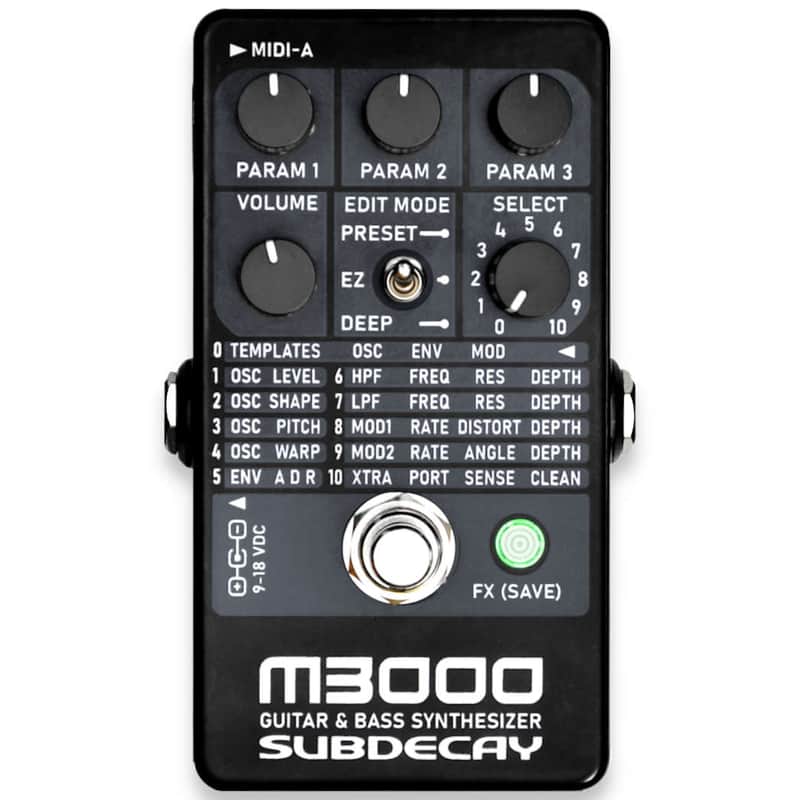 Subdecay M3000 Guitar and Bass Synthesizer image 1