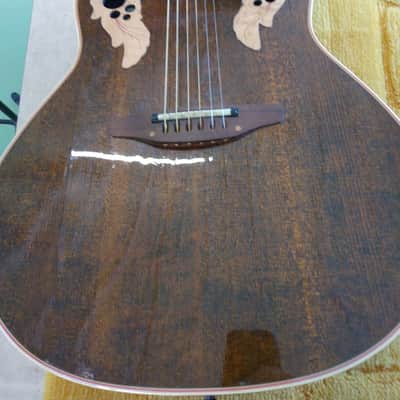 Ovation  Elite  1990's #6778 - Natural - dark image 4