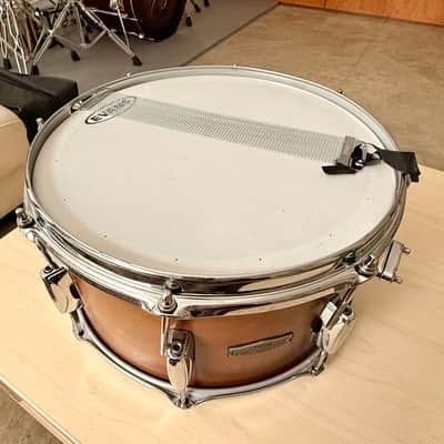 RARE Tama DKP137MRK 7x13" Soundworks Kapur Snare Drum 2010s - Matte Brown Natural image 7