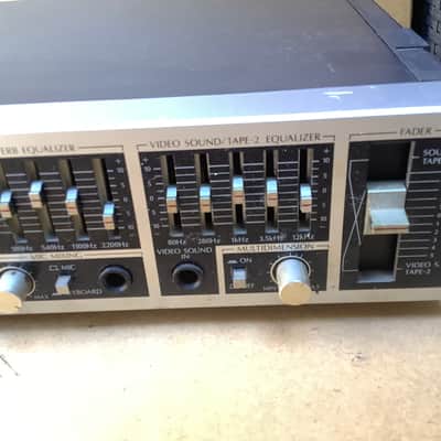 SANSUI RG-710 STEREO REVERB GRAPHIC EQUALIZER RARE VINTAGE image 2