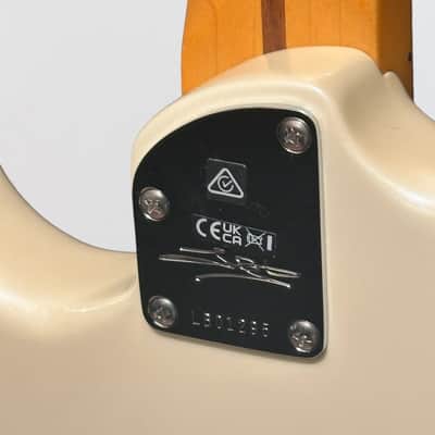 Fender American Lincoln Brewster Stratocaster USA Electric Guitar 2024 - Olympic Pearl image 5