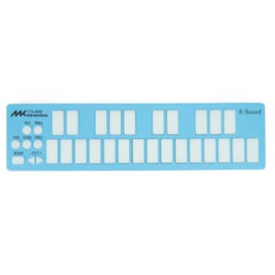 Muse Kinetics K-Board-C | Colorful 25 Key USB MPE MIDI Keyboard Controller with USB-C (Aqua) image 1